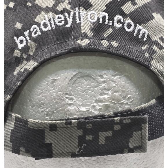 Bradley Iron Works Digital Camouflage Strapback Cap Baseball Hat Camo BIW ROTHCO - Picture 5 of 9